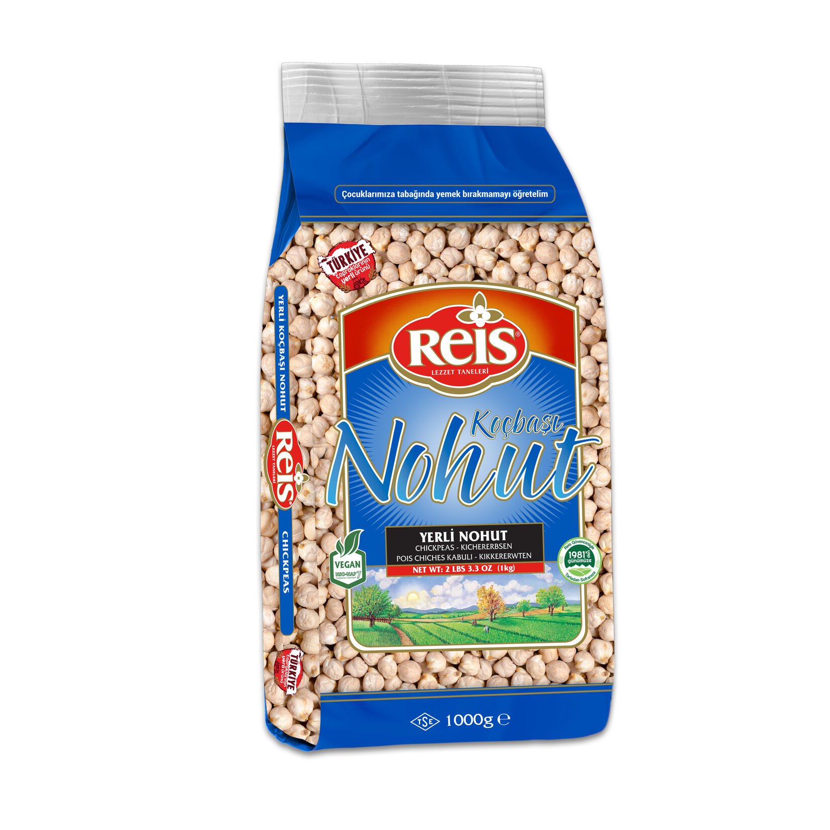 1. Kalite Reis Nohut 1kg