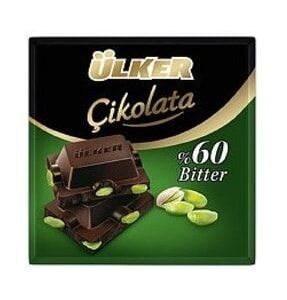 Ülker Kare Çikolata 65Gr Bitter Antep Fıstık