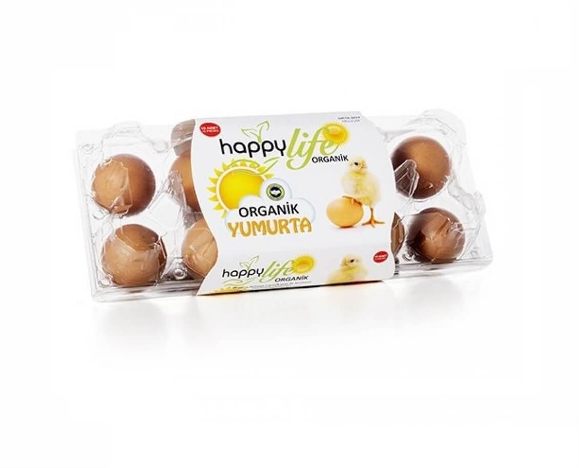 Happy Life Organik Yumurta 10'Lu