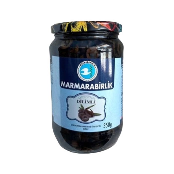 Marmarabirlik Dilimli Zeytin 350Gr Siyah