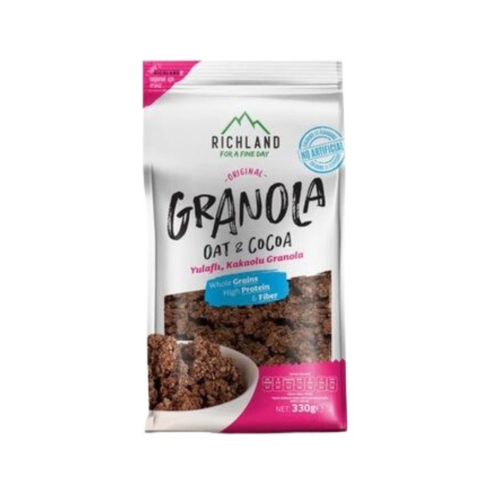 Richland Granola Yulaflı Ve Kakaolu 330Gr