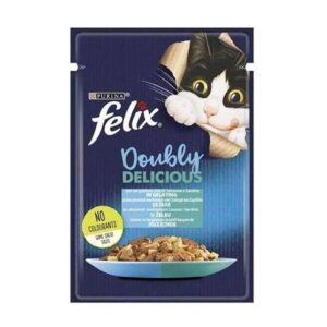 Purina Felix Somon&Alabalık Kedi Yaş Mama 85 G