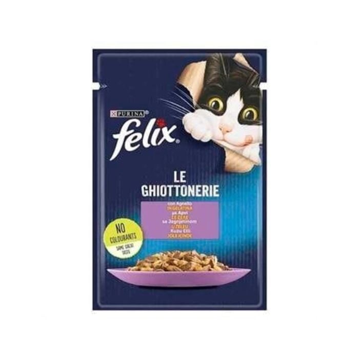 Purina Felix Kuzu Etli Kedi Yaş Mama 85 G