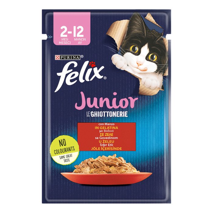Purina Felix Yavru Sığır Etli Kedi Yaş Mama 85 G