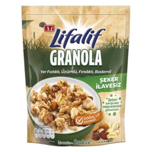 Eti Lifalif Granola Yer Fıstıklı Üzümlü Fınd.Bad.200 gr
