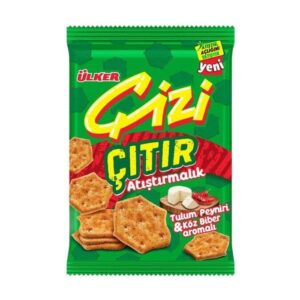 Ülker Çizi Çıtır Peynir Köz Biber 80Gr