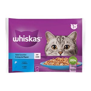 Whiskas Pounch 4X85Gr Balık Favorileri