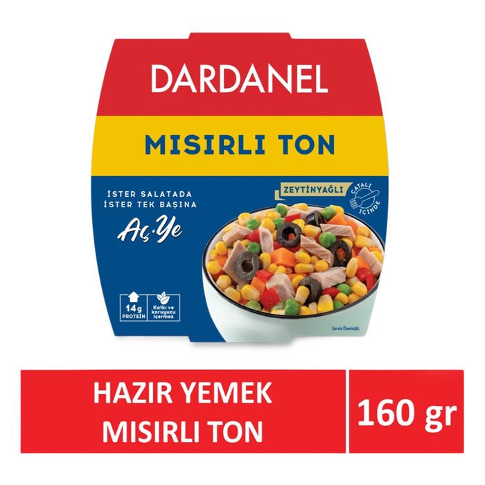 Dardanel Ton Balığı 160Gr Mısırlı (Sebzeli)