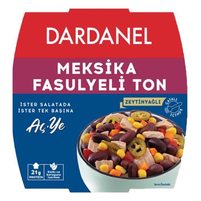 Dardanel Ton Balığı 160Gr Meksika Fasulyeli