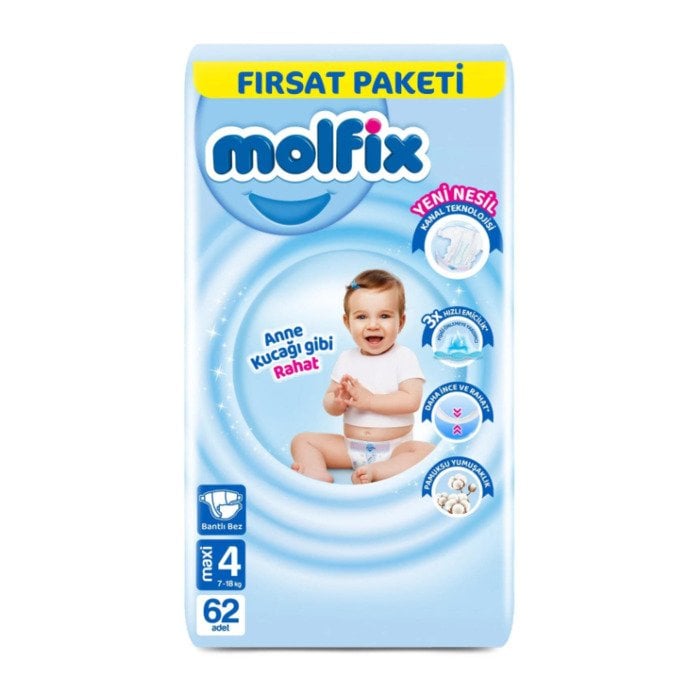 Molfix 3D  4 Maxi 62 L i Fırsat Paket