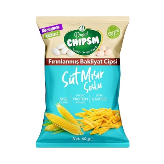 Doğal Chıpsm Süt Mısır Soslu 60Gr