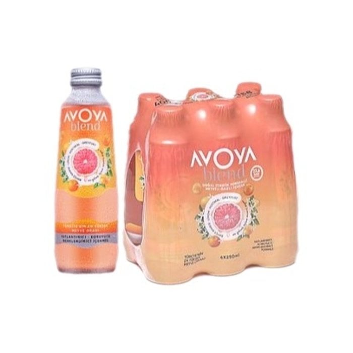 Avoya Blend Vişne Limon Meyveli Maden Suyu 6*250 ml