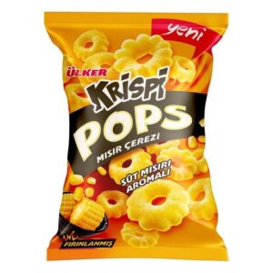 Ülker Krispi Pops Süt Mısır Aromalı 40Gr