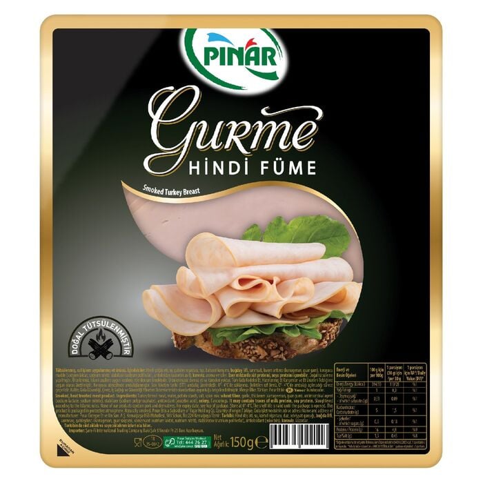 Pınar Hindi Füme Gurme 150Gr