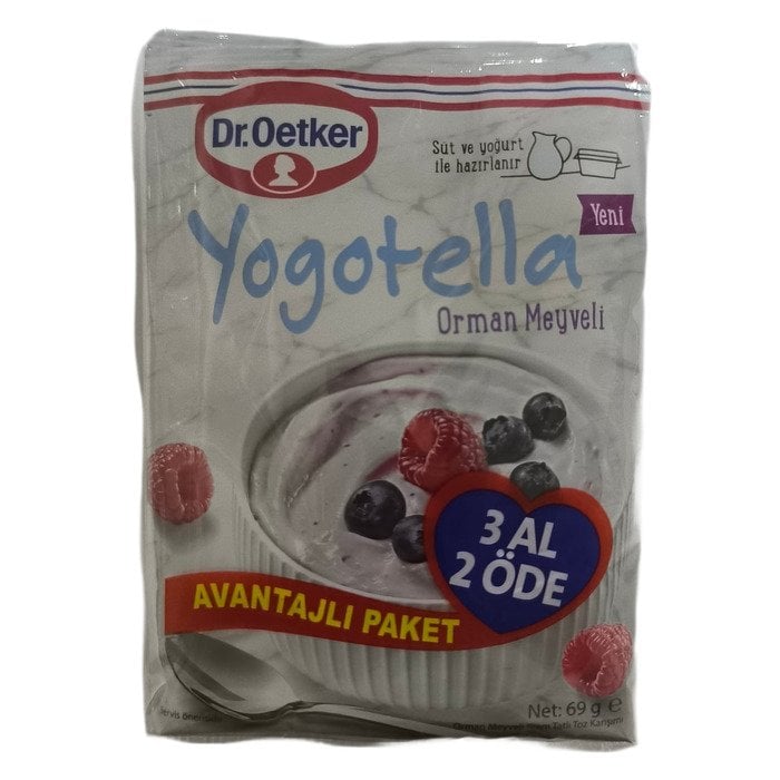 Dr.Oetker Yogotella 3* 69Gr Orman Meyveli