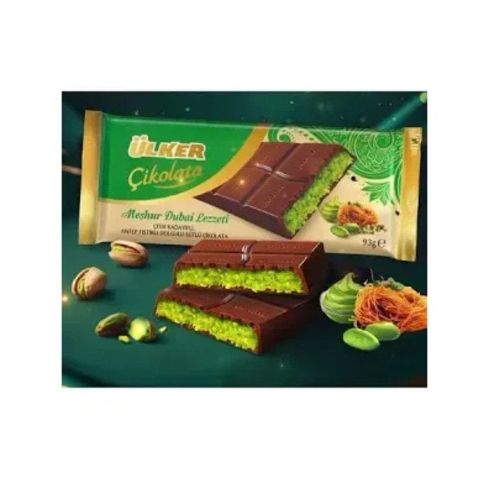 Ülker  Çikolata 93Gr Dubai Antep Fıstıklı