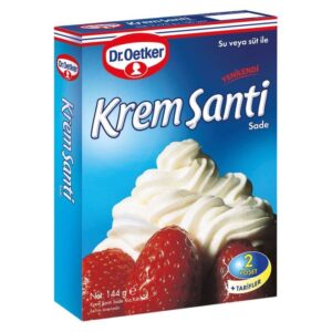 Dr.Oetker Krem Şanti (72x2=144Gr) Sade