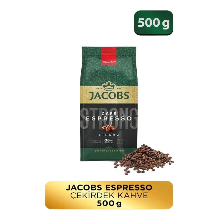 Jacobs Espresso Çekirdek  Kahve 500Gr