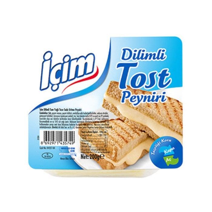 İçim Tost Sandviç Peyniri Ye Bitir 65Gr