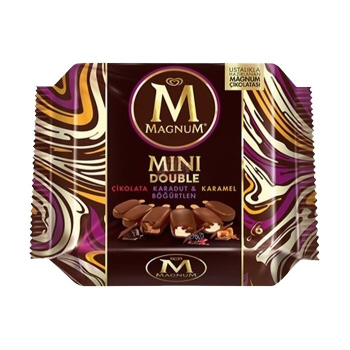 Algida Magnum Mini 345Ml Double Çik.Kara.Böğ.Karm