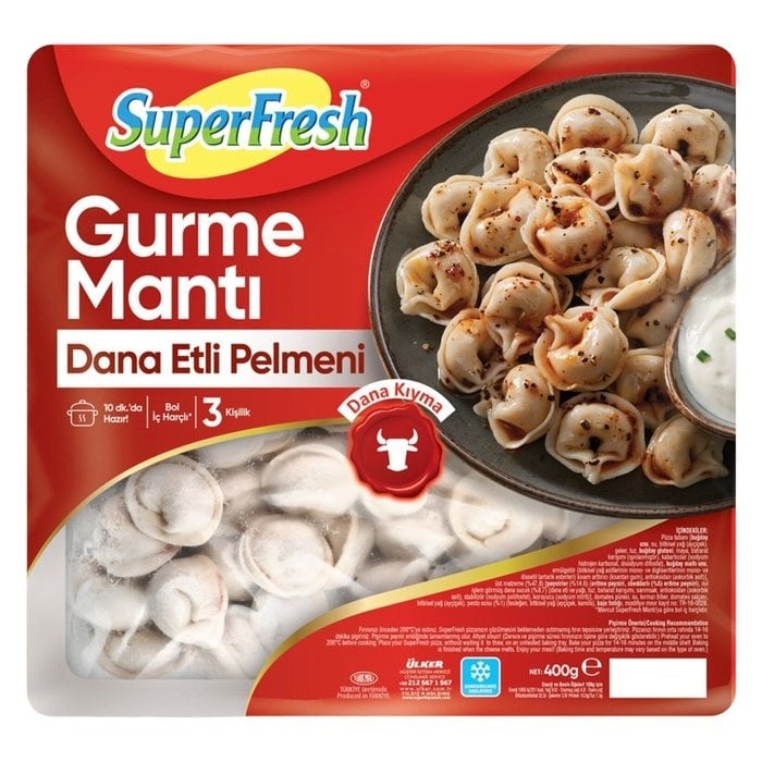 S.Fresh GURME Mantı 400Gr Kayseri Pelmeni
