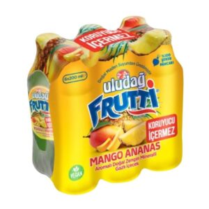 Uludağ Frutti Soda 6X200Ml Mango Ananas Aromalı