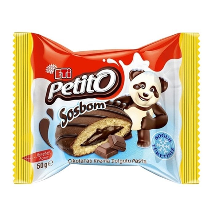 Eti PETİTO Sos Bom Çikolata Soslu Kek 50G