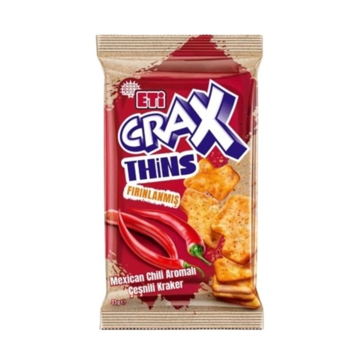 Eti Crax Thins Fırınlanmış Mexican Chili 35g