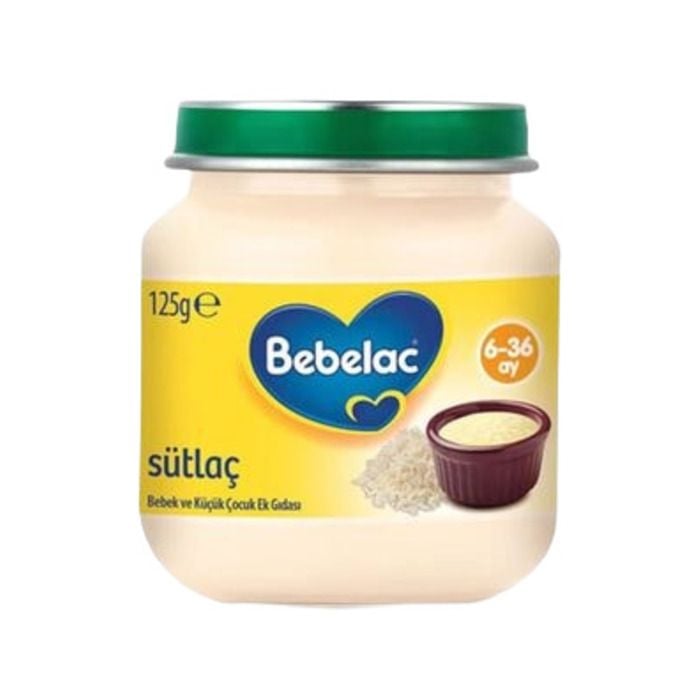 Bebelac Kavanoz Maması 125Gr Sütlaç