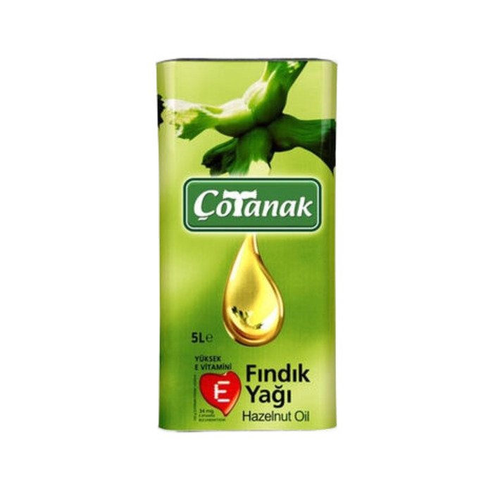 Çotanak %100 Fındık Yağı 5Lt