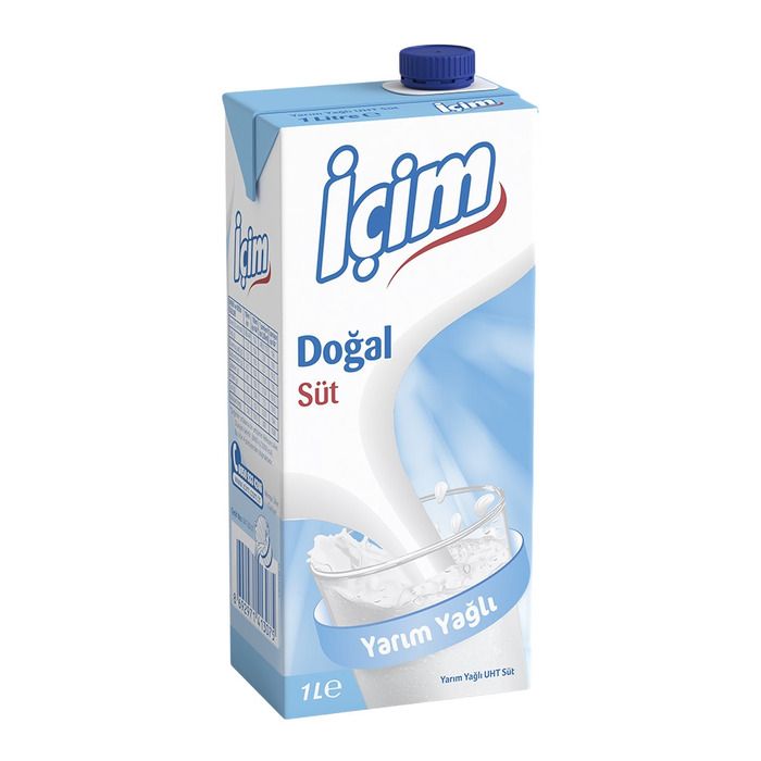 İçim Süt 1Lt Yarım Yağlı