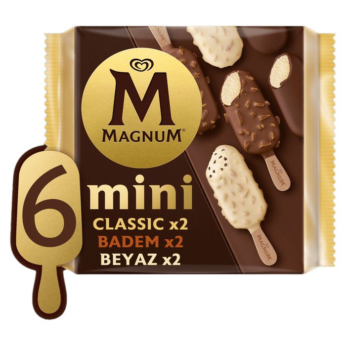 Algida Magnum Mini 345Ml Classıc Badem-Beyaz