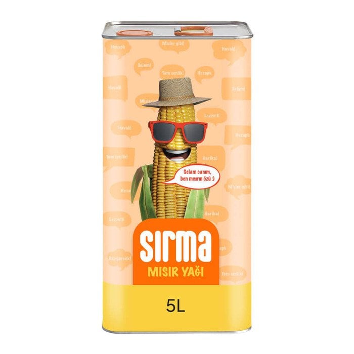 Sırma Mısır Yağı 5 Lt  Tnk
