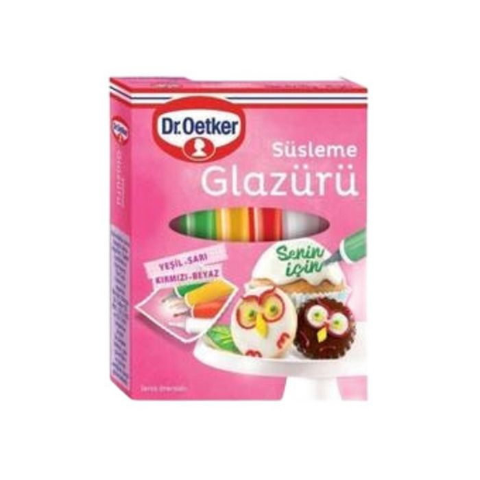 Dr.Oetker Glazür 76Gr Süsleme