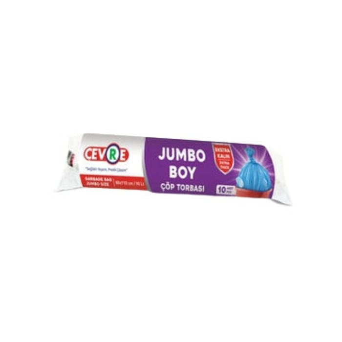 Çevre Çöp Torbası Jumbo Boy 10Lu