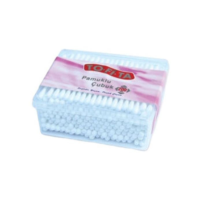 Tofita Pamuklu Çubuk 200Lü Kare