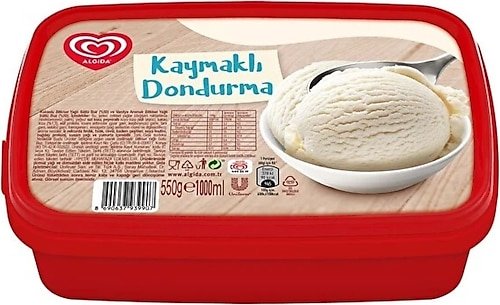 Algida Kaymakl Dondurma 1000 Ml