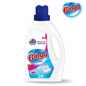 Bingo Sıvı Deterjan 1755Ml Renkli Beyaz Amber Çiçeği