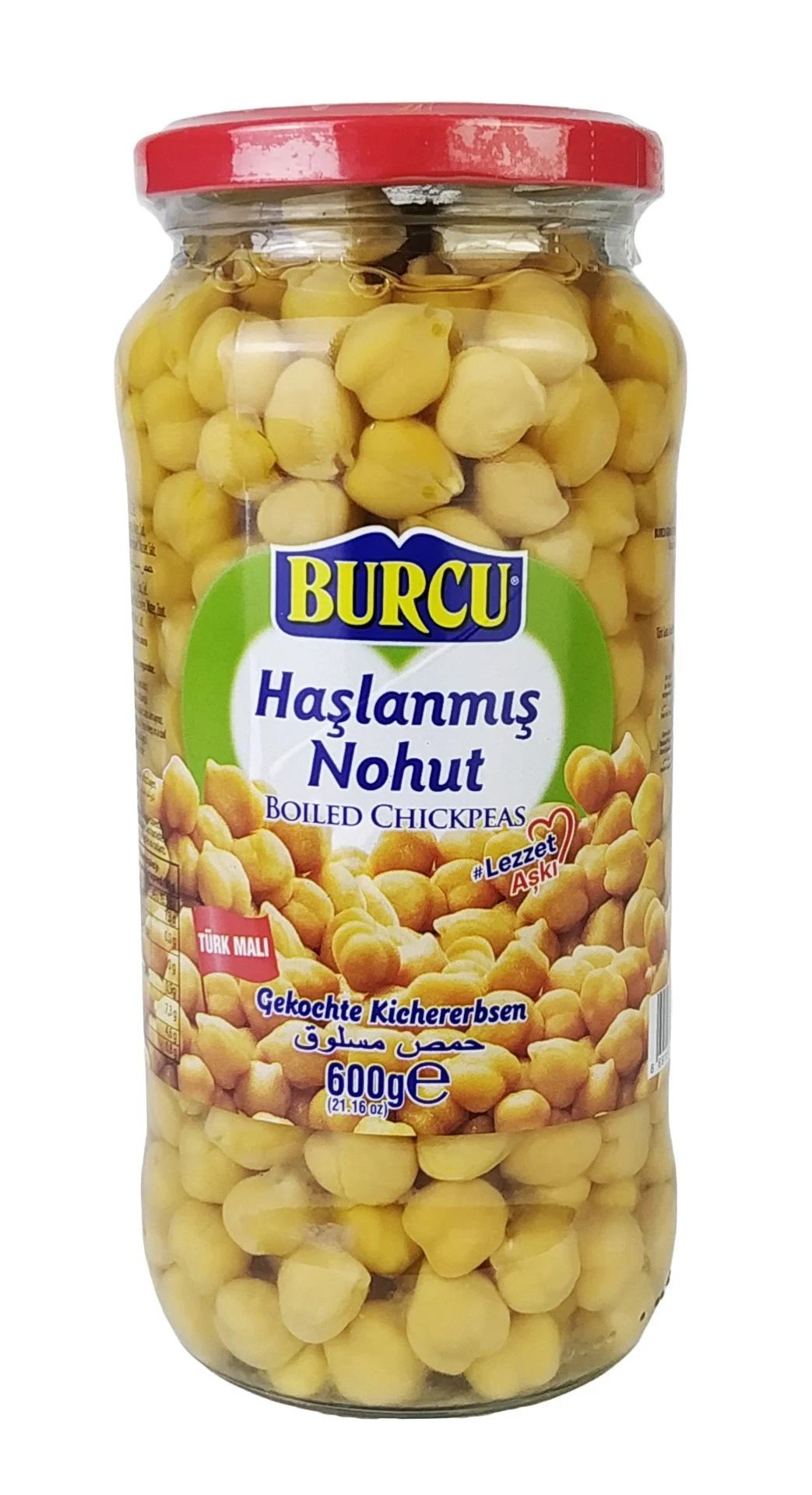 Burcu Haşlanmış Nohut 600G