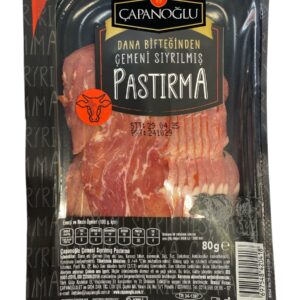 Çapanoğlu Dana Pastırma (Çemensiz) 80gr