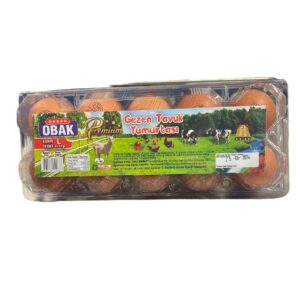 Şeroz Obak Gezen Tavuk Yumurtası 10'Lu Premium